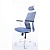 Ортопедическое кресло Falto Soul Синее с белым каркасом
