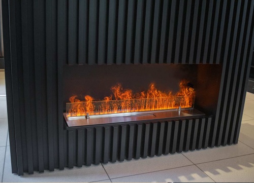 Электроочаг Schönes Feuer 3D FireLine 1000 Pro со стальной крышкой в Перми