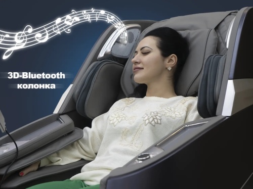 Массажное кресло FUJIMO Combat 4D Серый